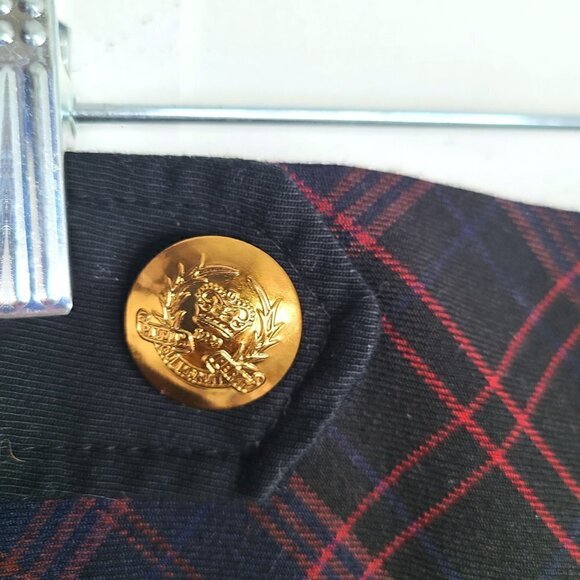 The Limited Black Purple Plaid Career Pencil Skirt Academia - Picture 3 of 7